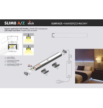 Profil LED SLIM8 A/Z