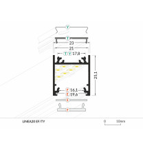 Profil LED LINEA20 EF/TY