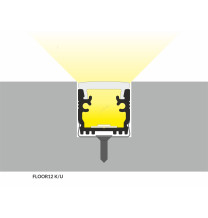 Profil LED FLOOR12 K/U