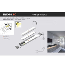 Profil LED TRIO10 BC