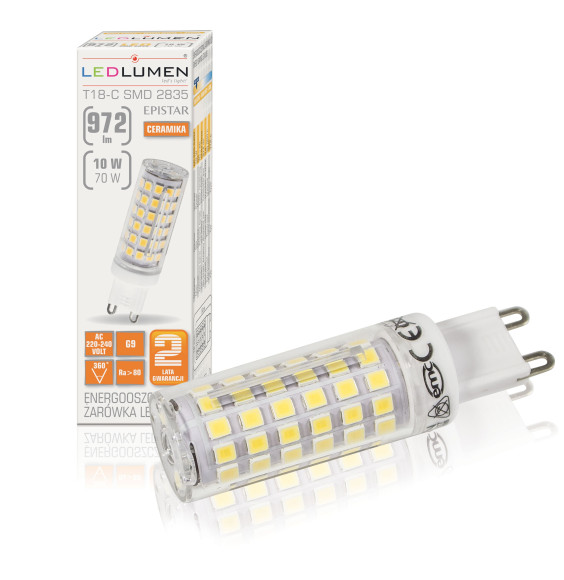 T18-C G9 10W 230V 74x2835 LED WW