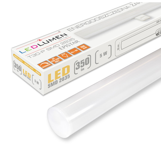 T30-P S14d 5W 300mm 230V LED DIM WW