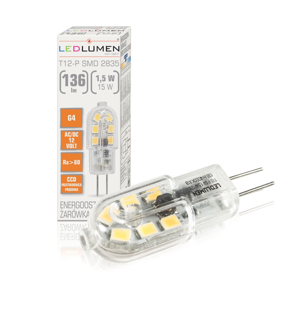 T12-P G4 1,5W 12V 12x2835 LED NW T12-P G4 1,5W 12V 12x2835 LED NW