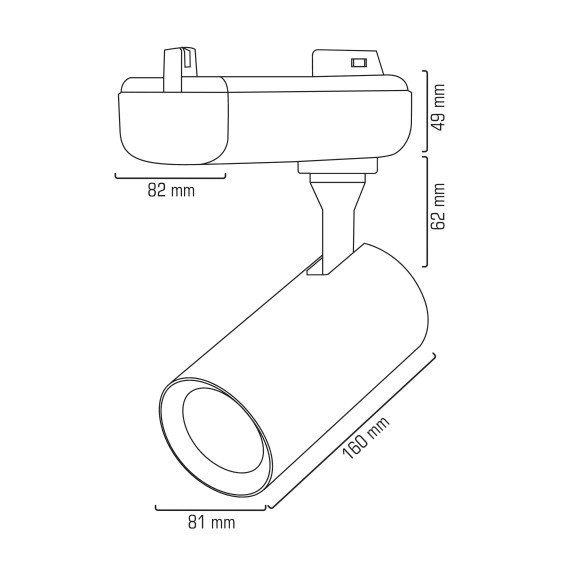 TL-30A REFLEKTOR SZYNOWY 30W COB LED NW