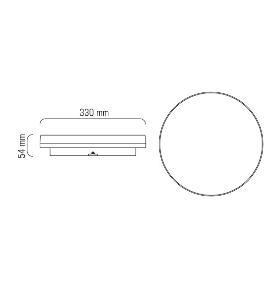 CLP-11S 30W LED IP54 NW czujnik ruchu
