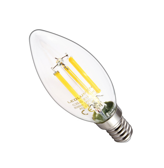 Żarówka LED C35-G E14 230V 6W FILAMENT 806lm WW
