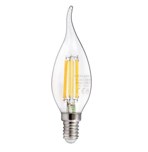 Żarówka LED CL35-G E14 230V 6W FILAMENT 806lm NW
