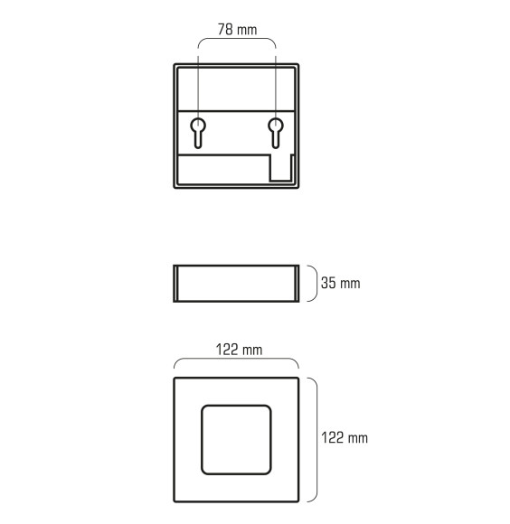 SL-10S 9W 45x2835 LED WW