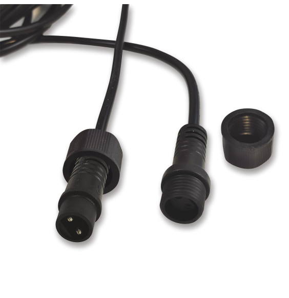 Girlanda ogrodowa 20m IP65 40xE27 LED 1W kolorowe łańcuch świetlny