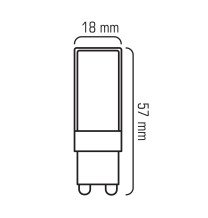 T18-C G9 5.5W 230V COB LED NW