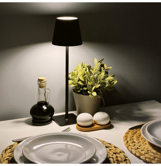 Lampka stołowa LED 3W z akumulatorem TL-06 BLACK