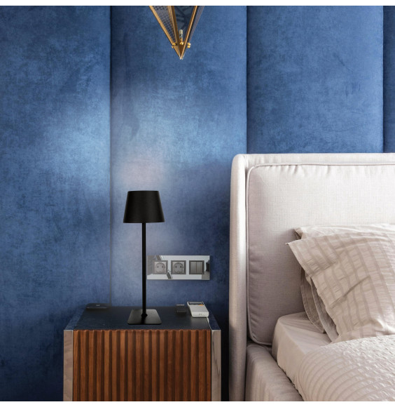 Lampka stołowa LED 3W z akumulatorem TL-06 BLACK