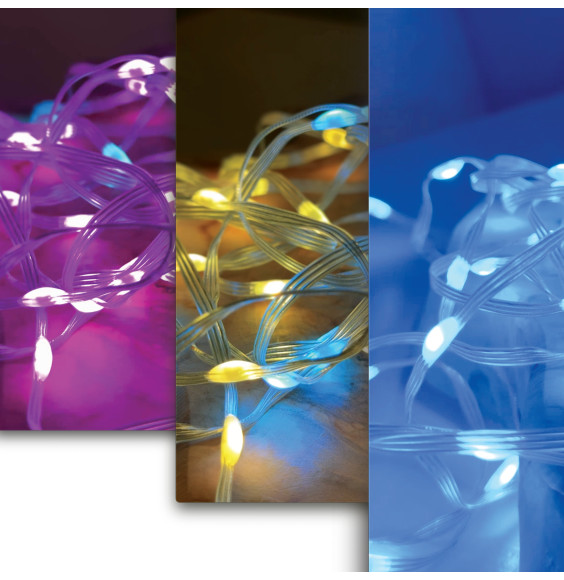 Lampki LED girlanda smart SF-01/100 10m USB RGBIC