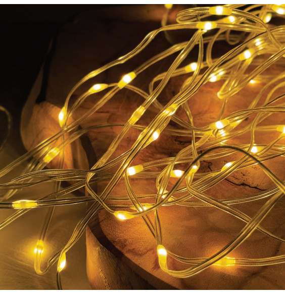 Lampki LED girlanda smart SF-02/100 10m USB WW