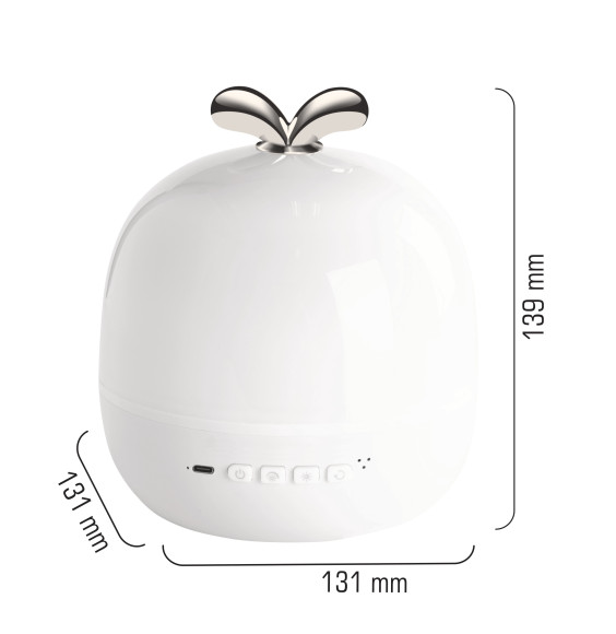 Lampka nocna LED dla dzieci projektor gwiazd NL-08 JABŁKO