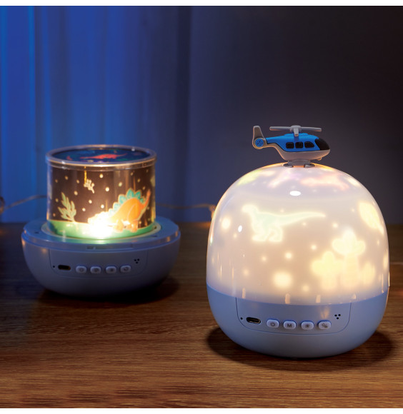 Lampka nocna LED dla dzieci projektor gwiazd NL-09 HELIKOPTER