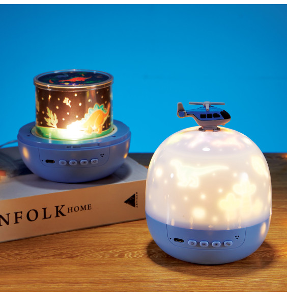 Lampka nocna LED dla dzieci projektor gwiazd NL-09 HELIKOPTER