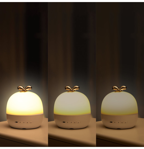 Lampka nocna LED dla dzieci projektor gwiazd NL-08 JABŁKO