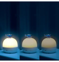 NL-09 lampka nocna LED dla dzieci - projektor gwiazd HELIKOPTER