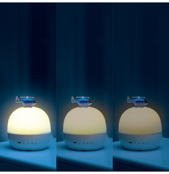 Lampka nocna LED dla dzieci projektor gwiazd NL-09 HELIKOPTER