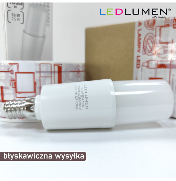 Żarówka LED T37-AP E14 10W 1055lm LED biała neutralna