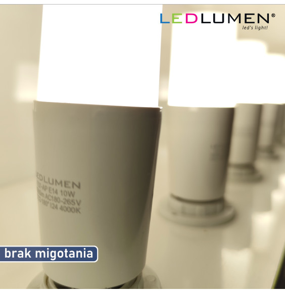 Żarówka LED T37-AP E14 10W 1055lm LED biała neutralna