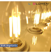 Żarówka LED CL35-G E14 230V 6W FILAMENT 806lm biała ciepła