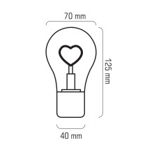 NL-05 Lampka dekoracyjna LED USB-C filament SERCE
