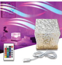NL-07 Lampka ozdobna LED projektor - efekt fal wodnych AQUA