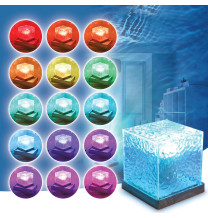 NL-07 Lampka ozdobna LED projektor - efekt fal wodnych AQUA