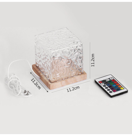 Lampka ozdobna LED projektor z efektem fal wodnych NL-07 AQUA