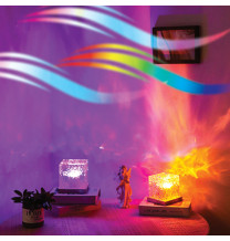 NL-07 Lampka ozdobna LED projektor - efekt fal wodnych AQUA