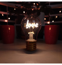 NL-06 Lampka dekoracyjna LED USB-C filament LOVE