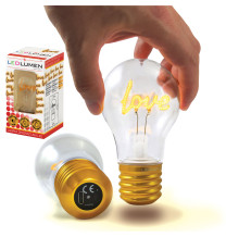 NL-06 Lampka dekoracyjna LED USB-C filament LOVE