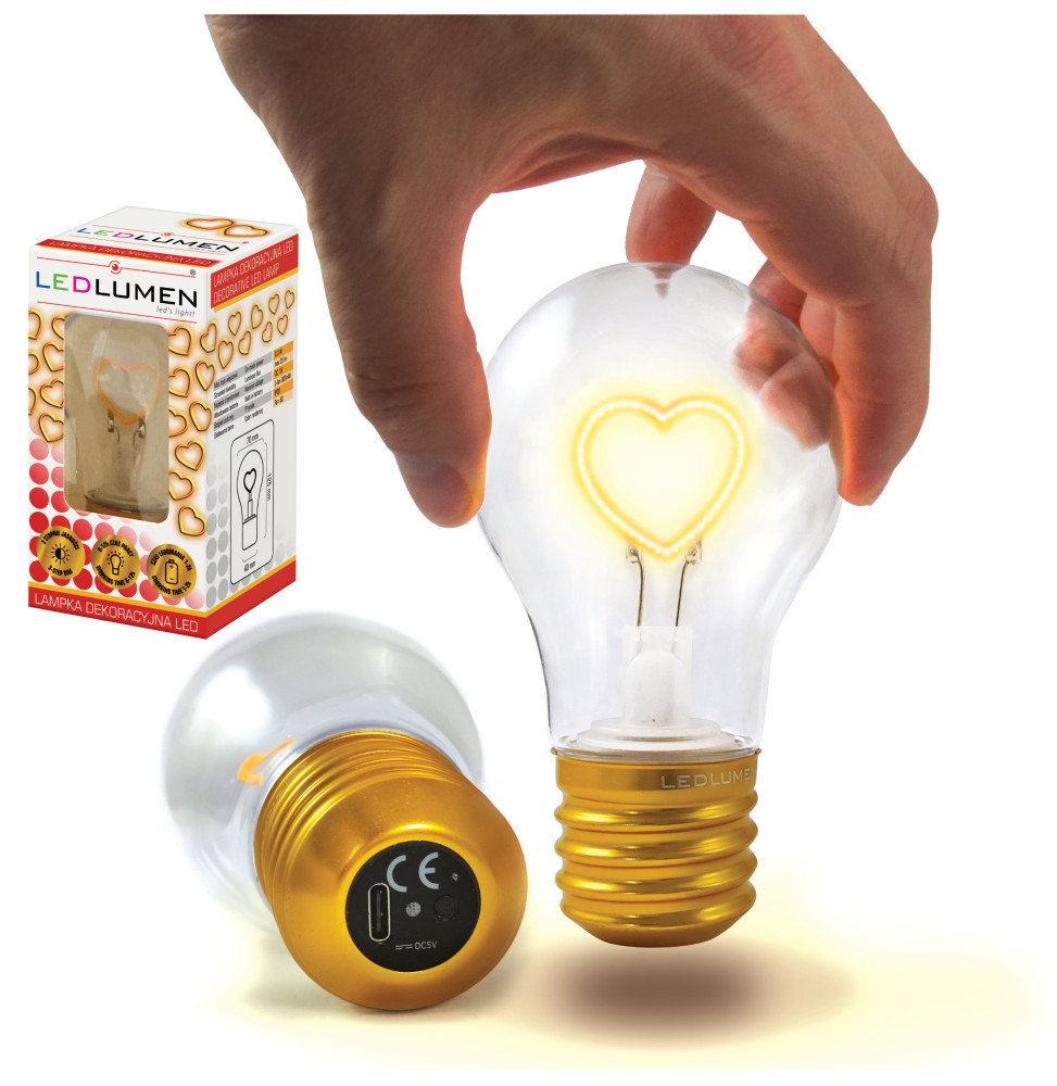 NL-05 Lampka dekoracyjna LED USB-C filament SERCE