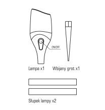 Lampa solarna ogrodowa LED pochodnia płomień SOL-08 WW