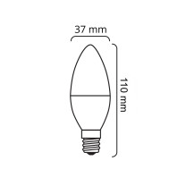 C37-AP E14 10W LED 1055lm 4000K NW