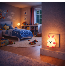 Lampka nocna LED NL-11 do kontaktu z czujnikiem zmierzchu KRÓLIK